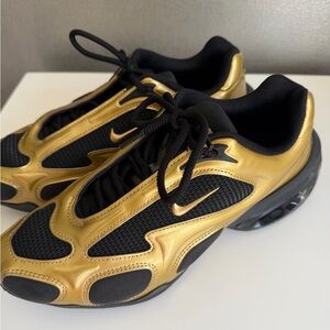 Nike Gold and Black Athletic Shoes
